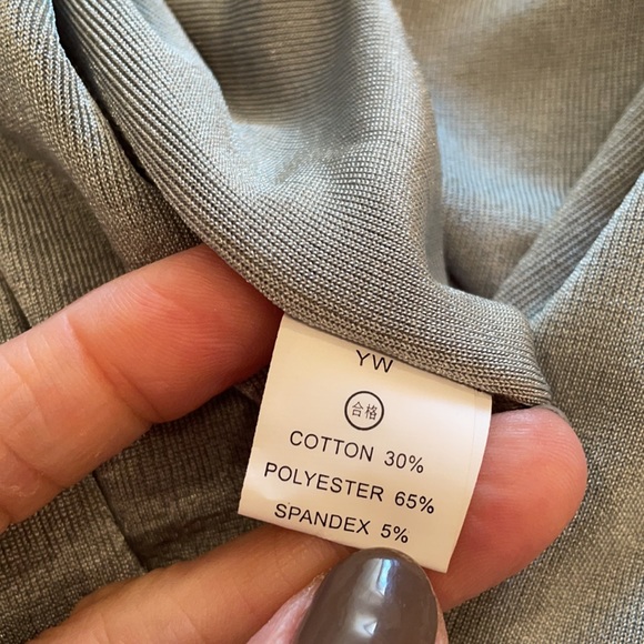 NWT cut out maxi dress sea foam sage halter silky thighsplit halter2-4/6-8/10-12 - Picture 9 of 17